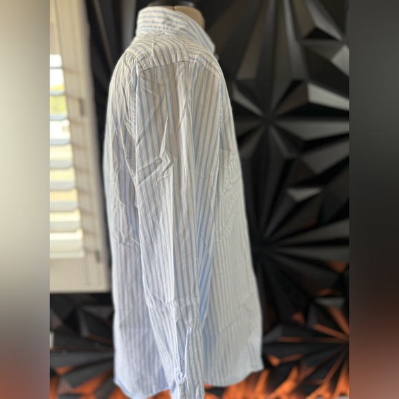 Ralph Lauren Striped Blue and White Shirt - Picture 5 of 5
